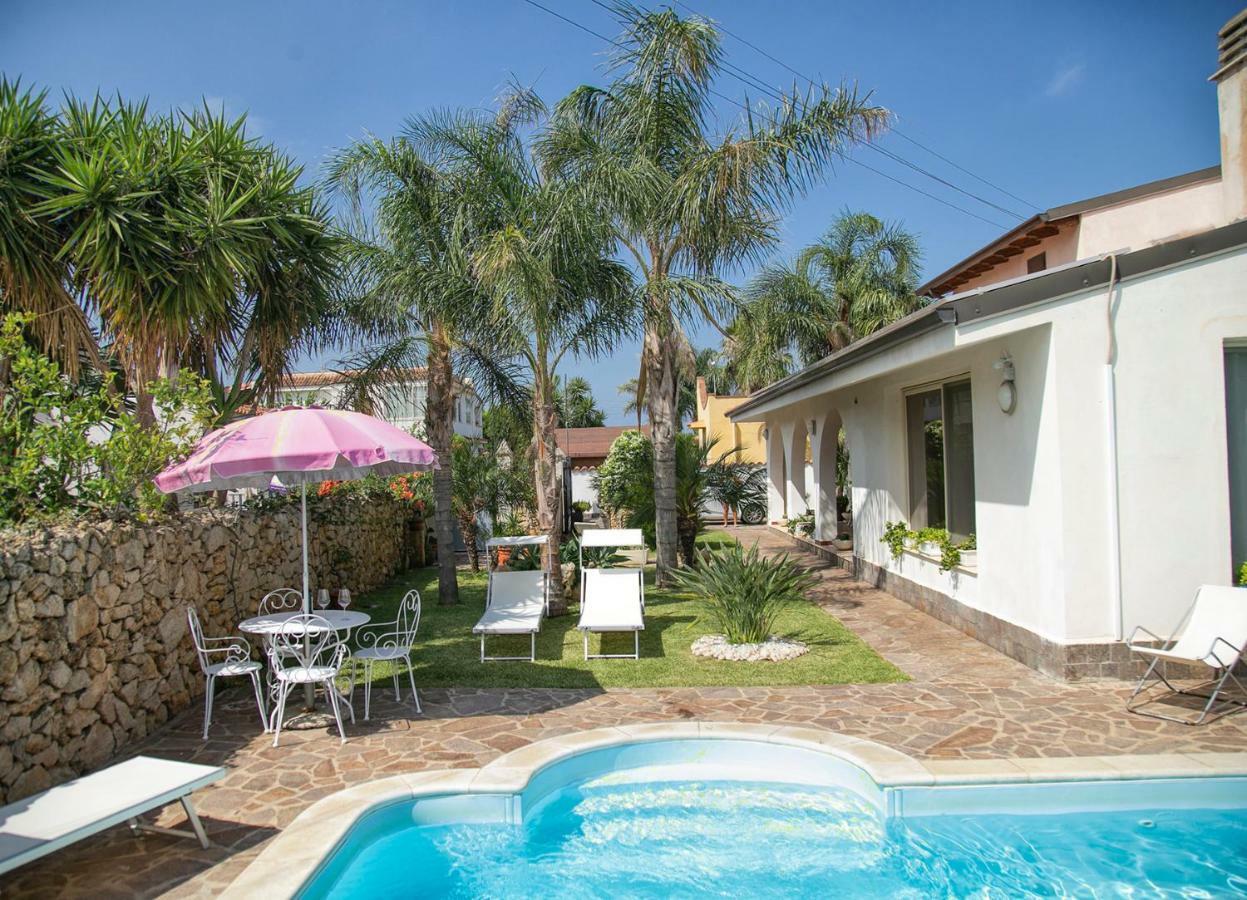 Villa Manzella Piscina Privata Cinisi Exteriér fotografie