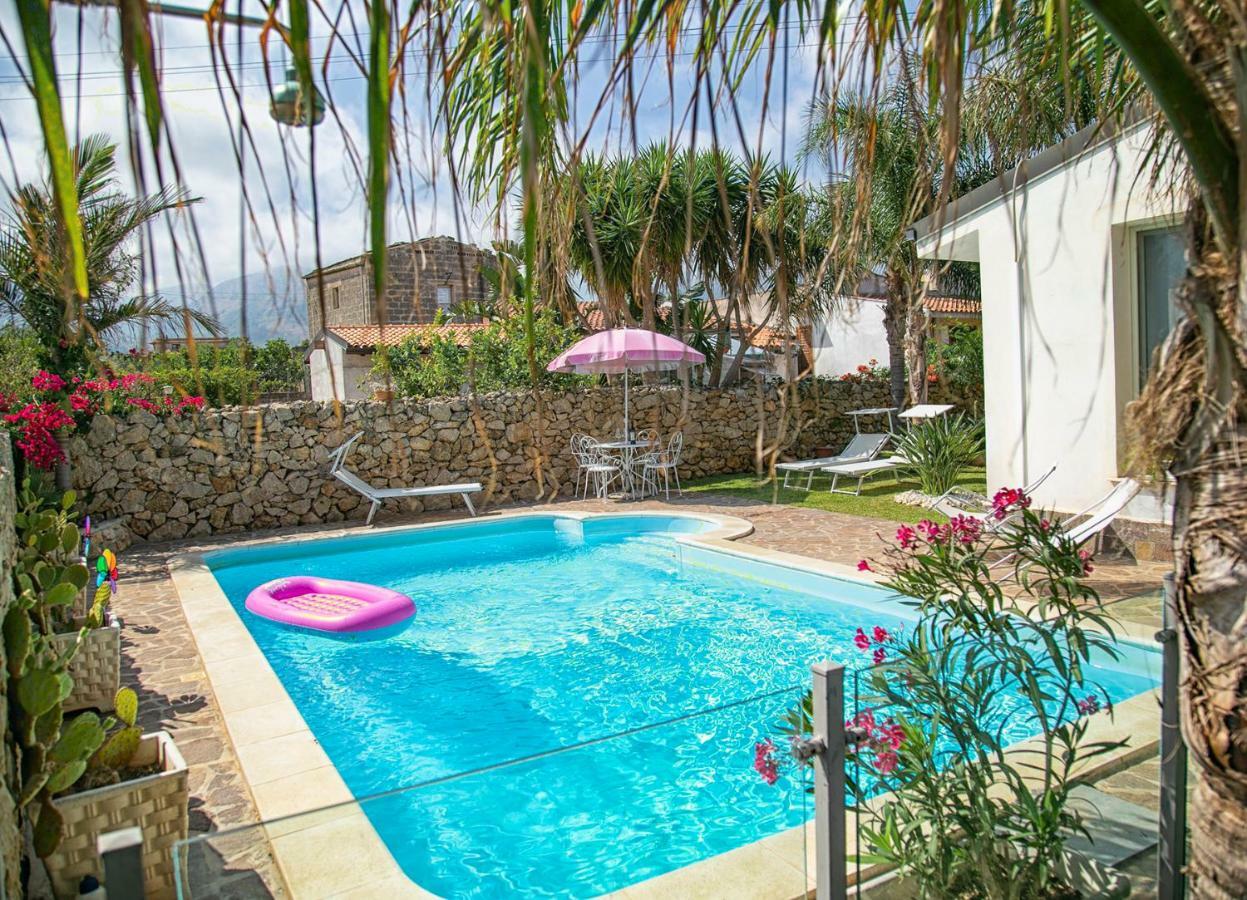 Villa Manzella Piscina Privata Cinisi Exteriér fotografie